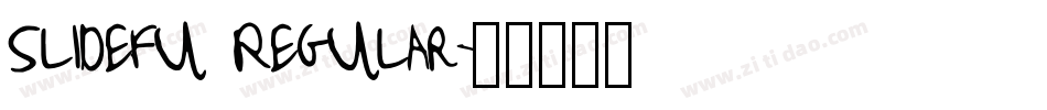 Slidefu Regular字体转换